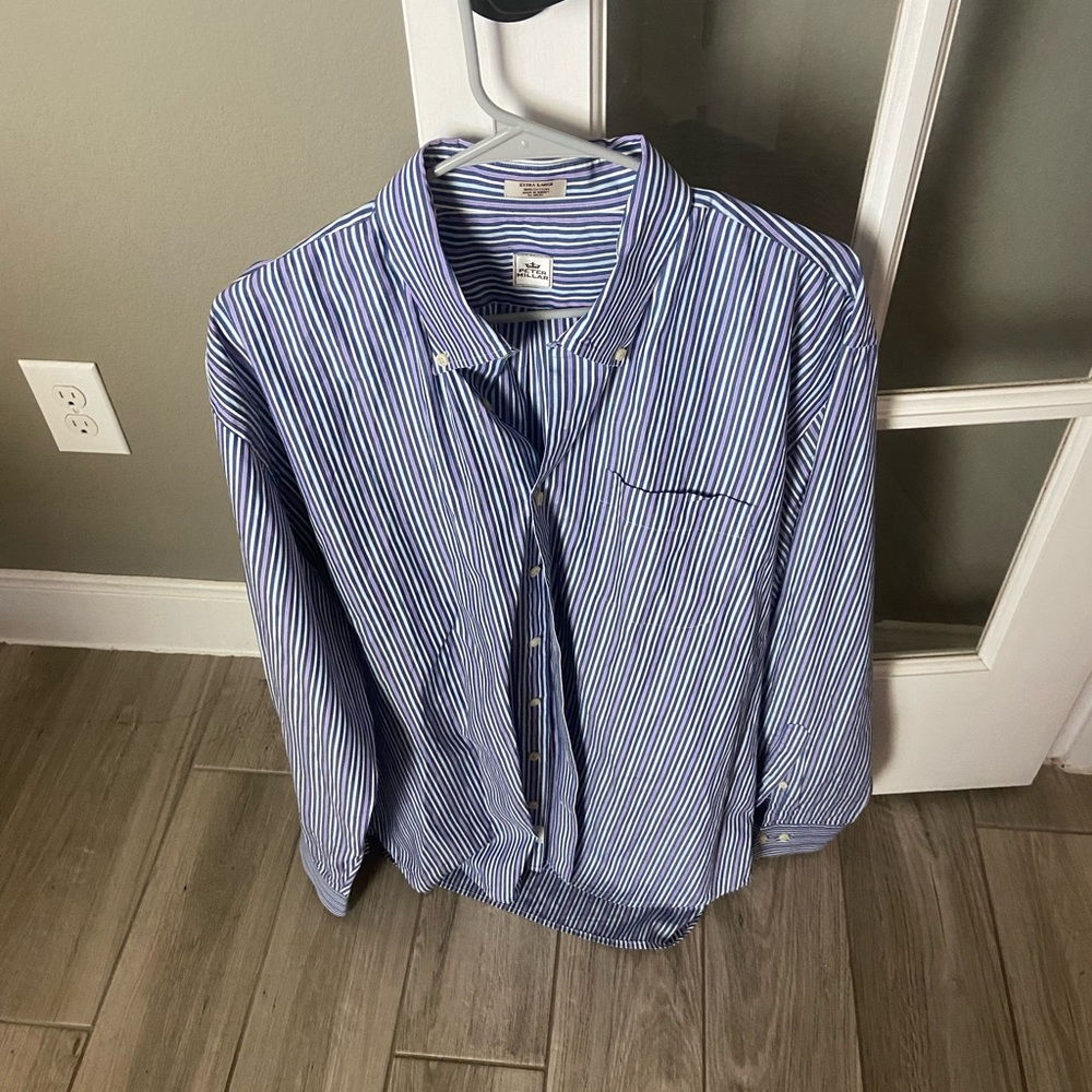 Peter Millar adult XL button down dress shirt